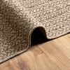 vidaXL Rug Beige Polypropylene (PP) 94.5 x 94.5 in Durable Rug