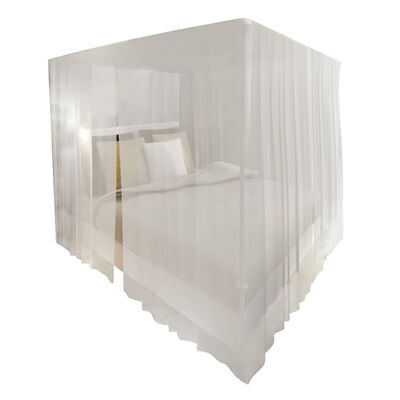 2 pcs Mosquito Net Bed Net Set Square 3 Openings