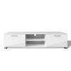 vidaXL TV Stand High-gloss white Engineered wood, MDF 47.2x15.9x13.8 in