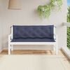 vidaXL Garden Bench Cushion Set of 2 Navy Blue