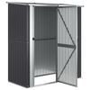 vidaXL Garden Shed Anthracite Galvanized steel, plastic Large Durable