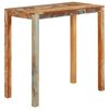 vidaXL Bar Table Multicolor Solid reclaimed wood Medium Durable