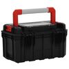 vidaXL Tool Box Black and Red 17.7x11.0x10.4"