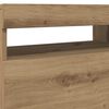vidaXL TV Cabinet Set of 2 Artisan oak Engineered wood Medium