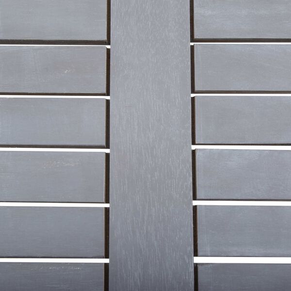 vidaXL Dining Table Grey Solid Acacia wood 31.5x31.5x29.1in Durable