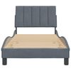 vidaXL Bed Frame Dark Grey