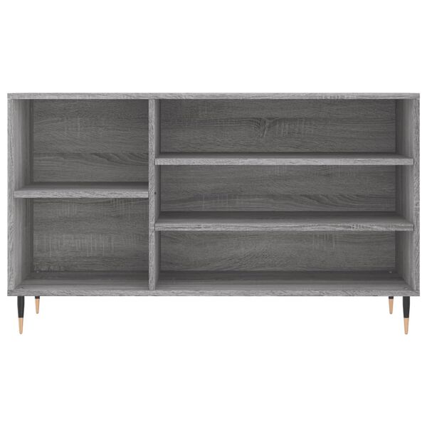 vidaXL Shoe Cabinet Grey Sonoma Engineered Wood Standard Shoe Cabinet