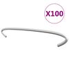 vidaXL Gabion Hooks 100 pcs Galvanized Steel 7.9"