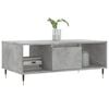 vidaXL Coffee Table Concrete Grey Engineered wood, Metal Small