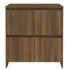 vidaXL Sideboard Brown oak Engineered wood Medium Sideboard