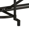 vidaXL Console Table Brown and black Rough mango wood, iron Medium