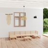 vidaXL Garden Lounge Set Natural wood Solid pine wood Modular