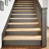 vidaXL Stair Tread Set of 8 Oak Solid oak wood 35.4 x 11.8 in Durable