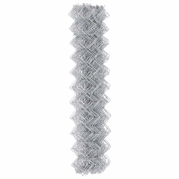 vidaXL Chain Link Fence Silver 10 x 1.2 m Galvanized steel