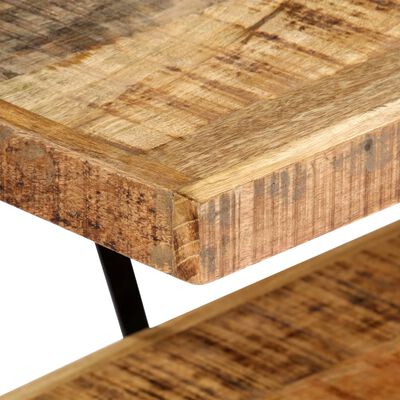 vidaXL TV Cabinet 63"x15.7"x19.7" Solid Mango Wood