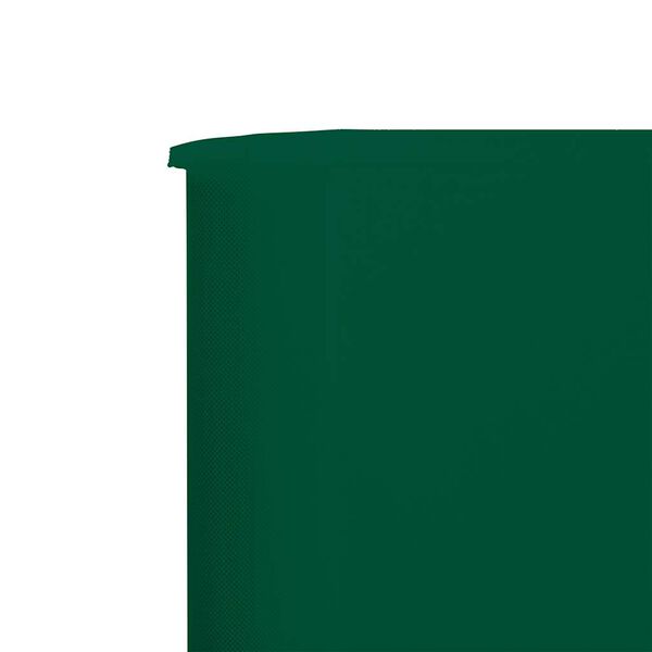 vidaXL Wind Screen Green Non-woven fabric, wood Large Foldable