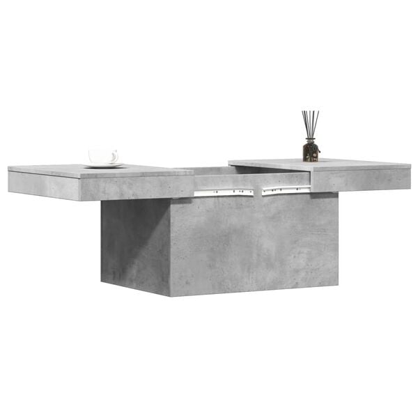 vidaXL Coffee Table Concrete Grey Engineered Wood Medium Coffee Table