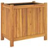 vidaXL Garden Planter Natural Solid Acacia wood Medium Durable
