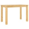 vidaXL Dining Set Honey Solid pine wood with honey wax finish 3 Piece Set