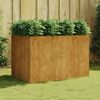 vidaXL Garden Raised Bed Rusty Corten Steel Tall Planters