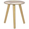 vidaXL Nesting Side Tables 2 pcs Gold 15.7"x17.7"/11.8"x15.7" MDF