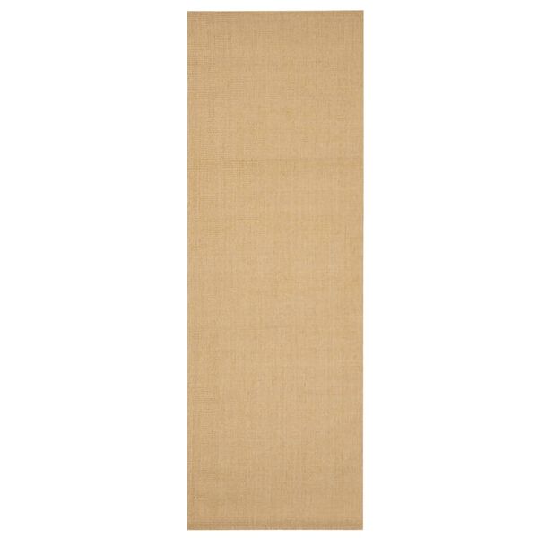 vidaXL Rug Natural 100% Sisal 26.0 x 78.7 in Rug Rectangular