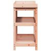 vidaXL Potting Table Natural wood color Solid Douglas wood Medium