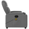 vidaXL Massage Recliner Chair Dark Grey