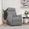 vidaXL Recliner Light Gray Fabric