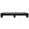 vidaXL Bed Frame Black Engineered Wood Full Durable Bed Frame