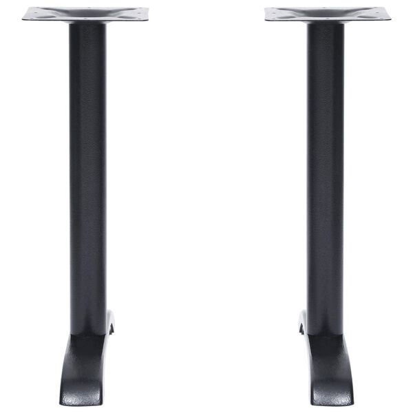 vidaXL Bistro Table Leg Black Cast iron Industrial Bistro Table Legs