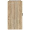 vidaXL Wall Cabinet Sonoma Oak 23.6"x12.2"x23.6" Engineered Wood