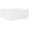 vidaXL Garden Planter White Solid pine wood Plenty of space