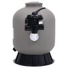 vidaXL Sand Filter Grey High-density polyethylene Medium