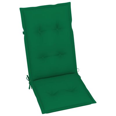vidaXL Garden Chair Cushions 4 pcs Green 47.2"x19.7"x2.8"