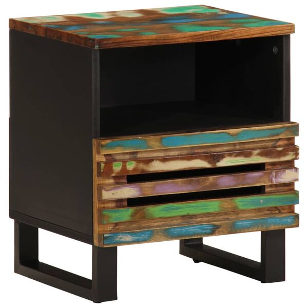 vidaXL Bedside Cabinet Multicolor