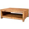 vidaXL Coffee Table Brown Solid mango wood 31.5 x 23.6 x 11.8 in