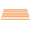 vidaXL Replacement Awning Fabric Yellow and Orange