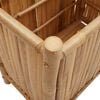 vidaXL Planter Natural Bamboo Bamboo Medium Decorative Inlays