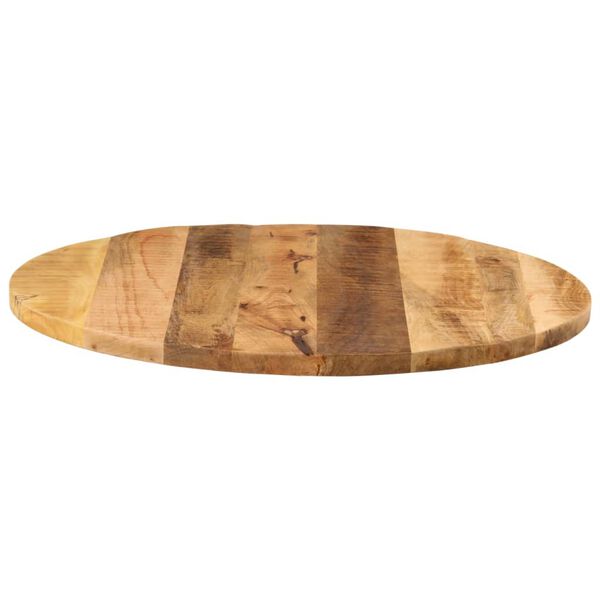 vidaXL Table Top &Oslash; 31.5"x1" Round Solid Wood Rough Mango