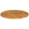 vidaXL Table Top Oak finish Solid mango wood 31.5 in diameter Durable