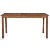 vidaXL Dining Table Natural wood Solid acacia wood Medium Durable