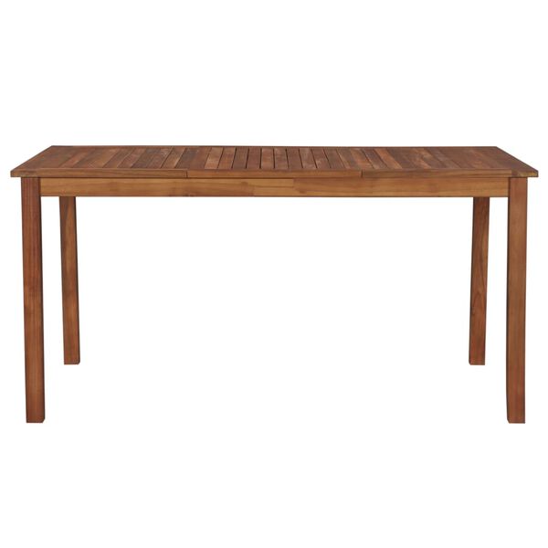 vidaXL Dining Table Natural wood Solid acacia wood Medium Durable