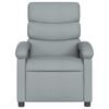 vidaXL Electric Massage Recliner Chair Light Gray