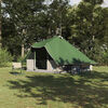 vidaXL Tipi Tent with Roof Green 140.94 x 116.54 x 101.57 in Taffeta