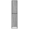 vidaXL Bookcase Grey Sonoma Engineered Wood Tall Bookcase Rectangular