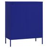 vidaXL Storage Cabinet Navy Blue 31.5"x13.8"x40" Steel