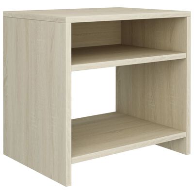 vidaXL Bedside Cabinets 2 pcs Sonoma Oak 15.7"x11.8"x15.7" Engineered Wood