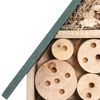 vidaXL Insect Hotel Natural wood Firwood, Bamboo 12.2 x 3.9 x 18.9 in