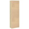 vidaXL Bookcase Sonoma Oak Engineered Wood 23.6 x 11.8 x 74.4 in